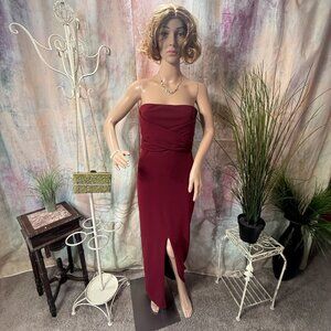 📌Lulus Evening - Formal - Prom - Cruise Strapless Dress w/ Long Side Slit